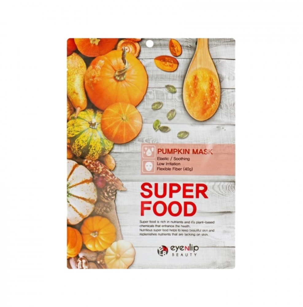 1a3b234e-862b-4b9a-b1ba-dc52e4bf778a-988.0810488677x1000-Ya5ZM8YXdF8rBUx7syYlUiE2GcNaspcQPW27YhMl.png اينليب قناع اليقطين سوبر فود لتفتيح وترطيب البشرة - 40 جرام - الصورة 1