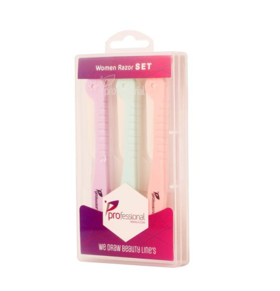 39dc8546-ed32-412a-b60d-1357bec4e35a-960.83916083916x1000-QreVDaC6ZBGmgiRXeUz7rpcgisBIadeVs8EO0T0i.png امواس نسائية 3 حبات من بروفيشنال -2913 - الصورة 1