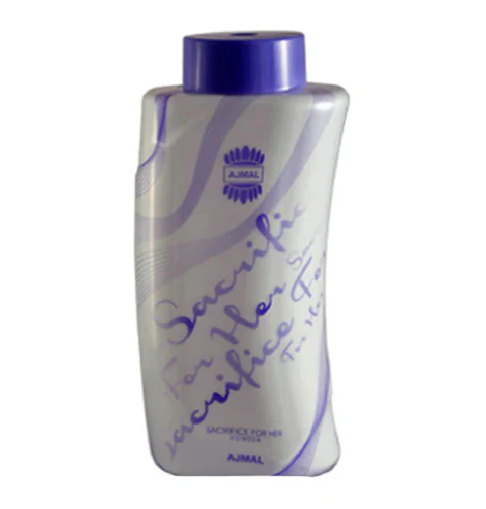 722f4170-92e6-4b19-916e-cb5df4046d7d-955.35714285714x1000-KxjBDtZCeLOgr5yAWIt7TD4WBfxKeZjxGCjISJgt.png اجمل بودرة جسم ساكريفايس فور هر 100 جم - الصورة 1