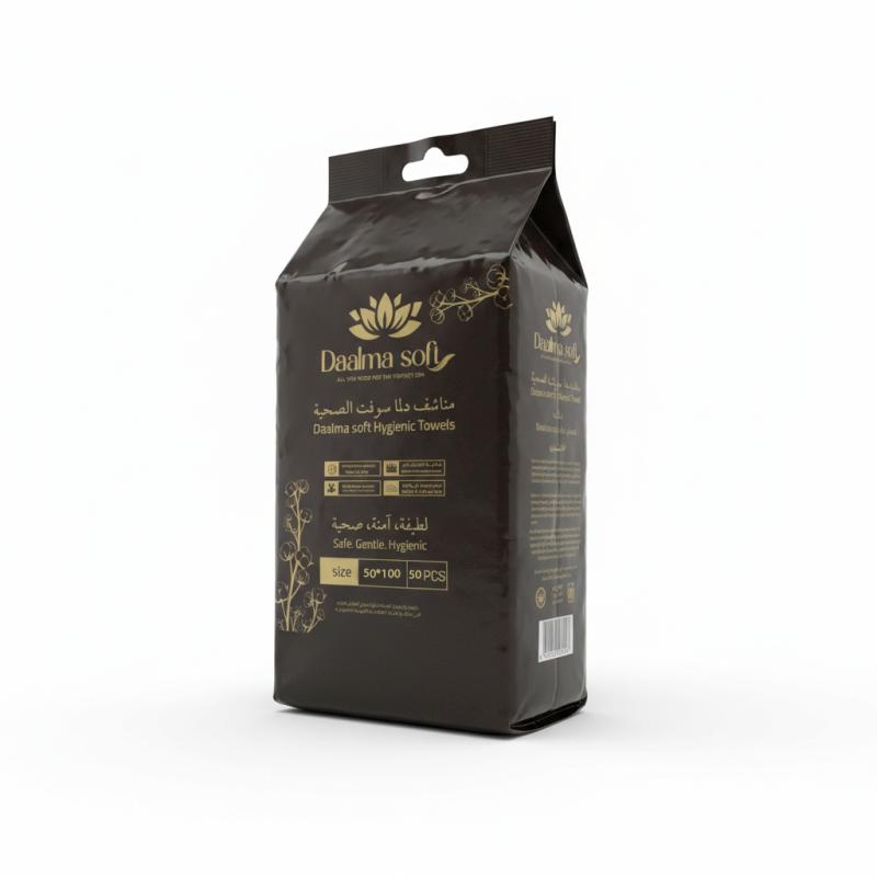 مناشف دلما سوفت للاستعمال مرة واحدة – مقاس 50 × 100 سم